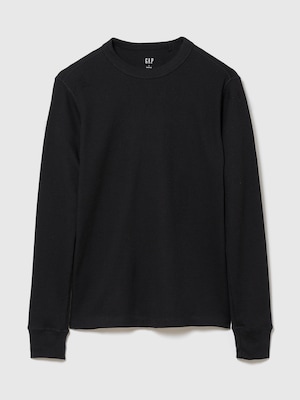 ワッフル クルーネックTシャツ