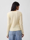 ワッフルニット クルーネックTシャツ-1