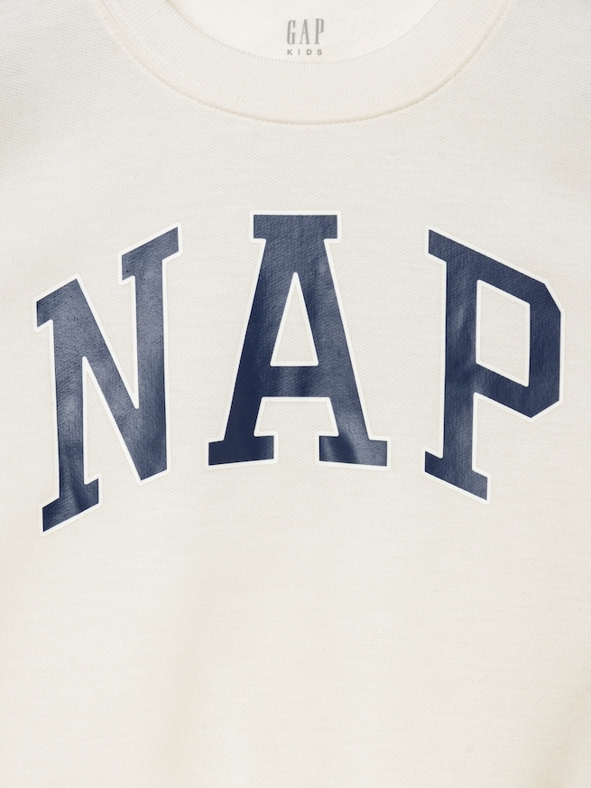 リサイクル NAPロゴ パジャマスウェットシャツ (キッズ)-6