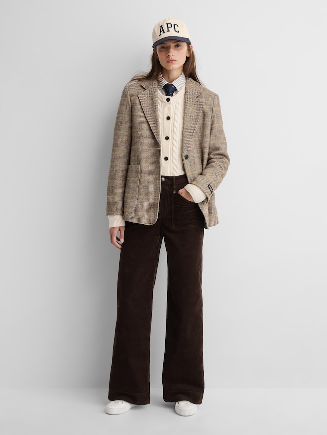 Gap &times; A.P.C. ウールブレンド リラックスフィット ブレザー-2