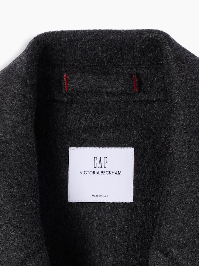 Gap &times; Victoria Beckham ウールブレンド チェスターフィールドコート-7