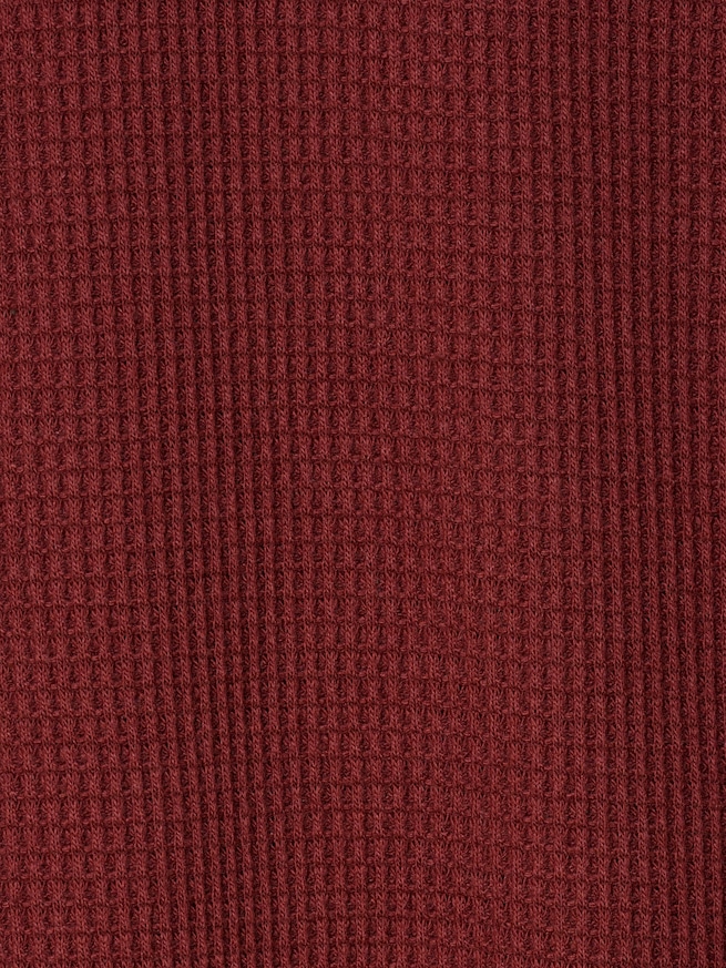 ワッフル クルーネックTシャツ-2