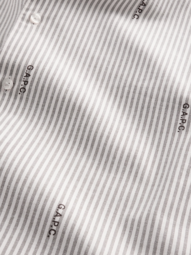 Gap &times; A.P.C. リラックスフィット ロゴ オックスフォードシャツ-5