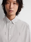 Gap &times; A.P.C. リラックスフィット ロゴ オックスフォードシャツ-4
