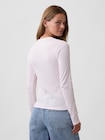 ワッフルニット クルーネックTシャツ-1