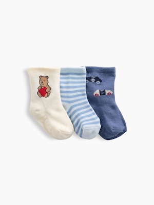 babyGap バレンタイン クルーソックス 3足セット