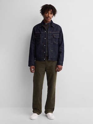 Gap &times; A.P.C. コーデュロイ リラックス ストレートパンツ