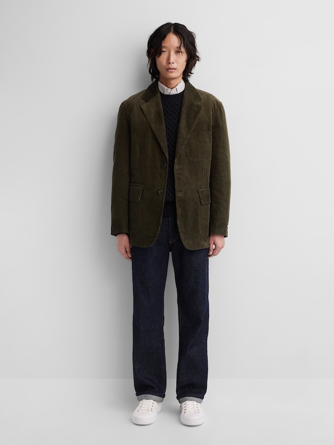 Gap &times; A.P.C. ウール ケーブルニット セーター-1