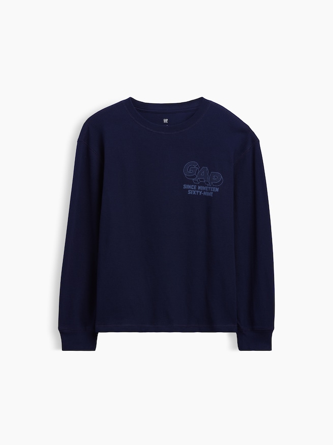 ワッフルTシャツ (キッズ)-1
