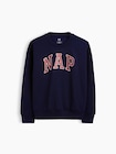 リサイクル NAPロゴ パジャマスウェットシャツ (キッズ)-4