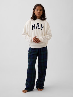 リサイクル NAPロゴ パジャマスウェットシャツ (キッズ)