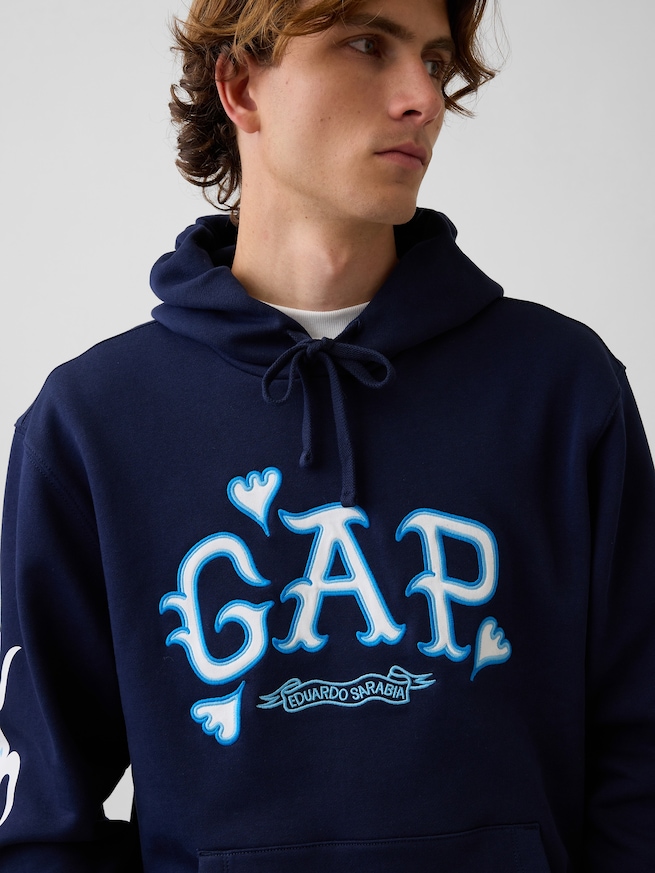 ヘビーウェイト GAPロゴパーカー by Eduardo Sarabia-3