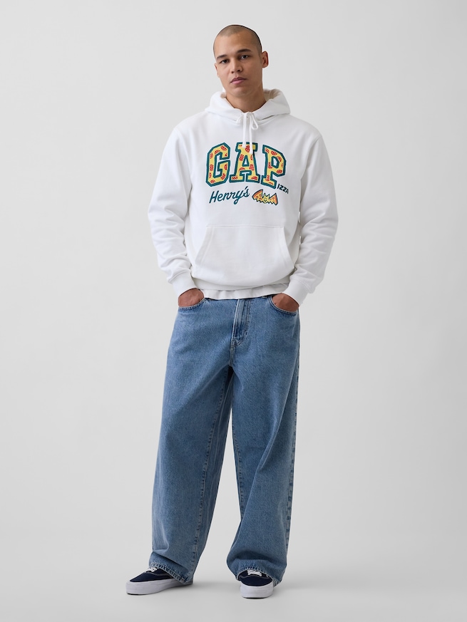 ヘビーウェイト GAPロゴパーカー by Henry&rsquo;s PIZZA-2