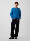 CashSoft カシミヤタッチ クルーネックセーター-1