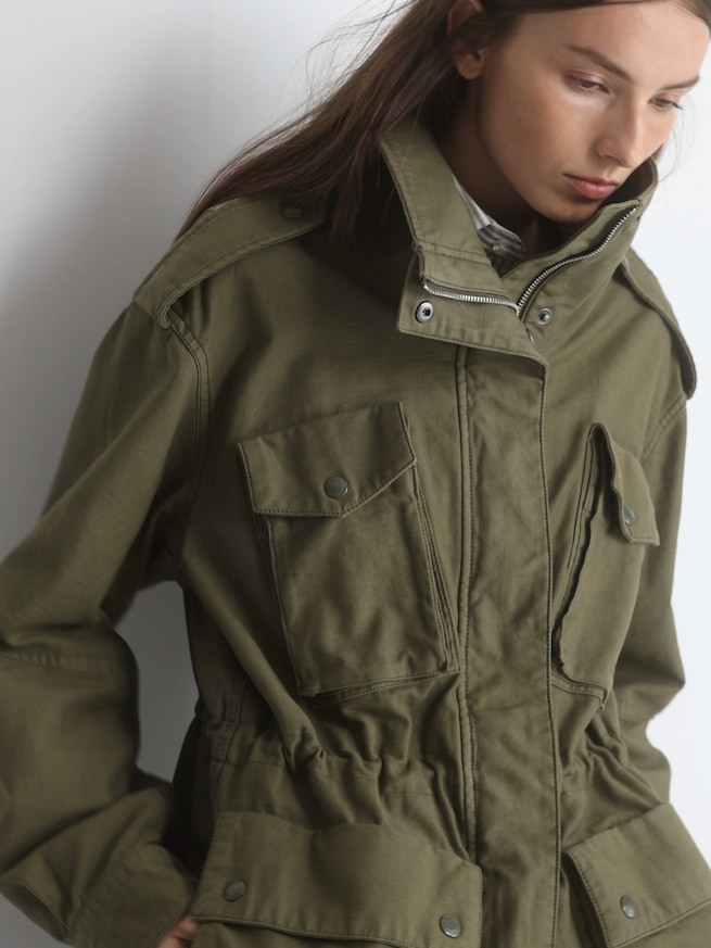 Gap &times; A.P.C. オーバーサイズ ユーティリティジャケット-8