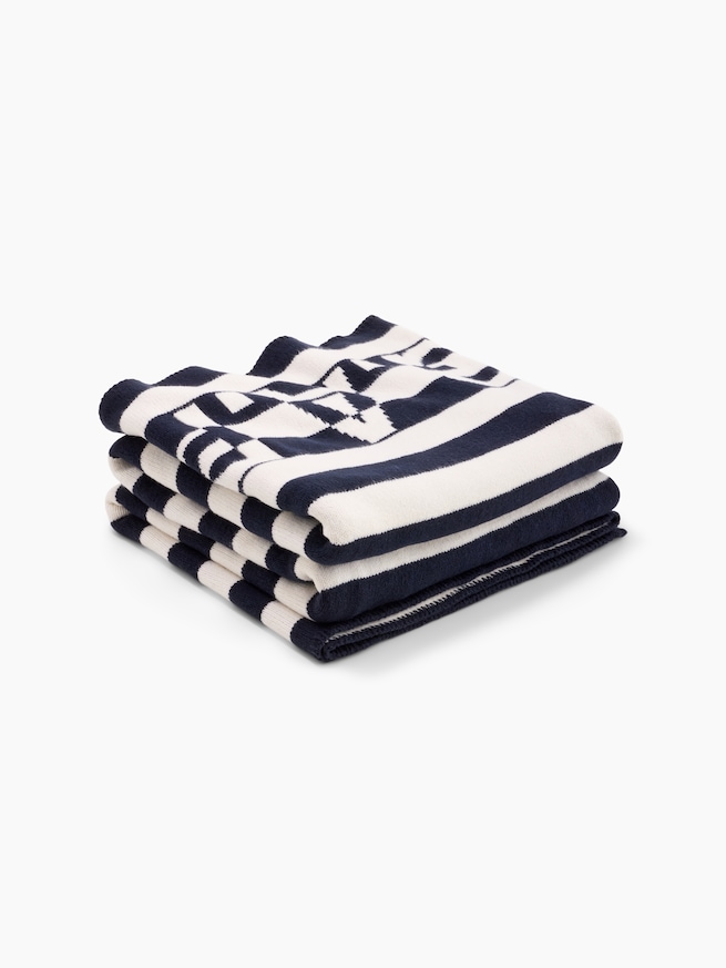 Gap &times; A.P.C. ロゴ ストライプブランケット-4