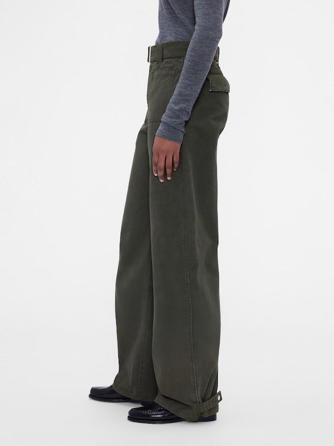 Gap &times; Victoria Beckham ハイライズ ユーティリティパンツ-3