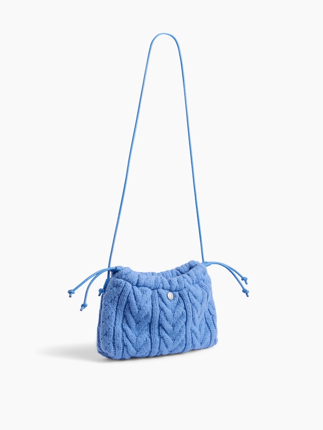 CashSoft カシミヤタッチ ケーブルニット ポシェット-1