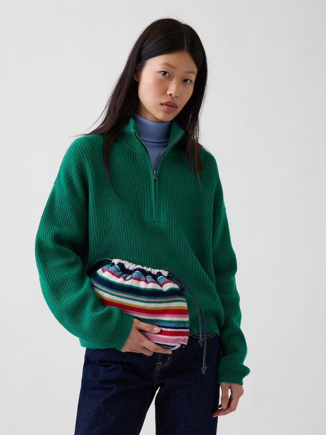 CashSoft カシミヤタッチ ポシェット-1