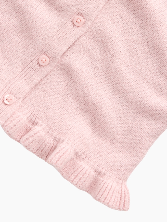 CashSoft カシミヤタッチ ラッフルフリル ニットカーディガン (幼児・ベビー)-3