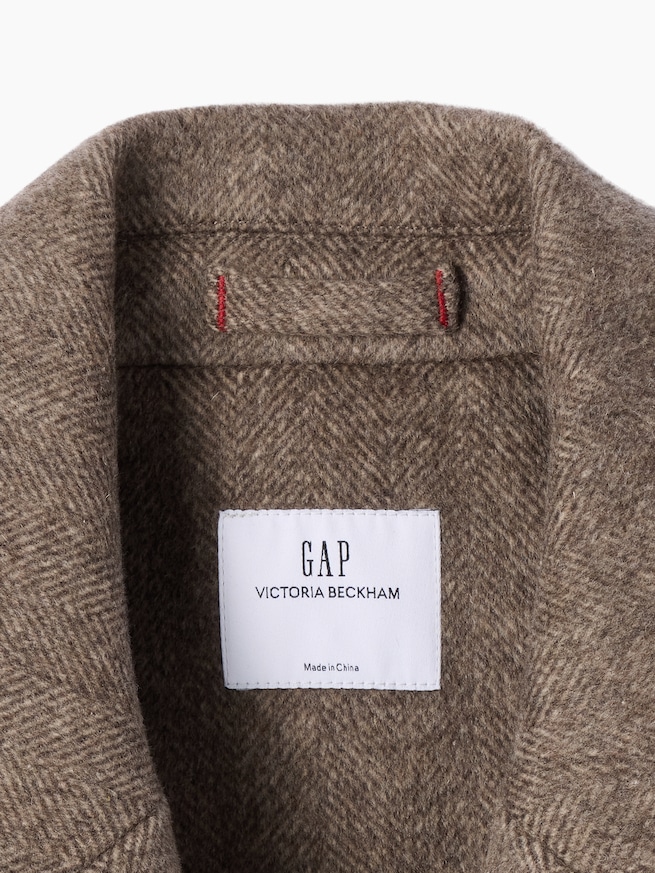 Gap &times; Victoria Beckham ウールブレンド チェスターフィールドコート-6