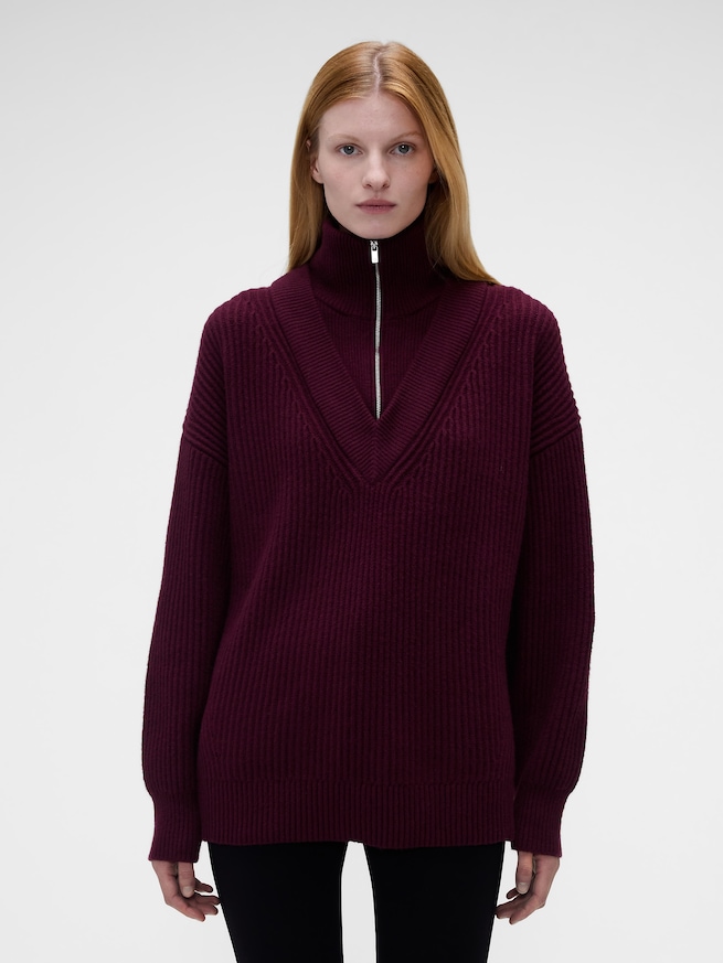 Gap &times; Victoria Beckham CashSoft カシミヤタッチ ハイネックプルオーバー-0