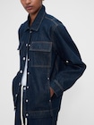 Gap &times; Victoria Beckham デニム ジップアップシャツ-5