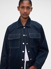 Gap &times; Victoria Beckham デニム ジップアップシャツ-4