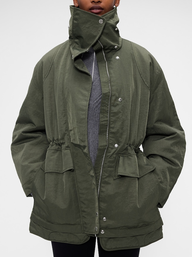 Gap &times; Victoria Beckham フード付きジャケット-5