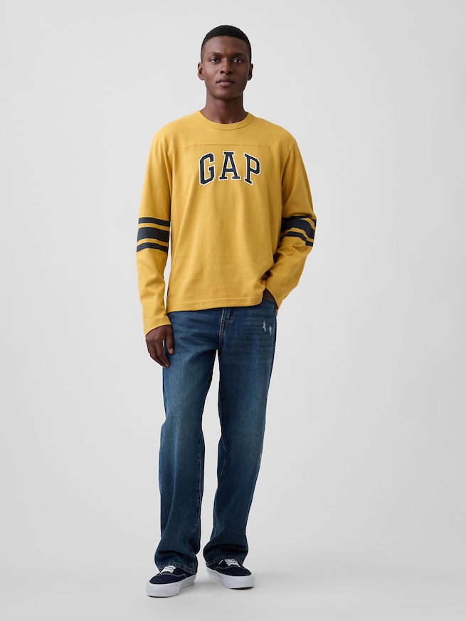 バーシティスタイル GAPロゴTシャツ-1