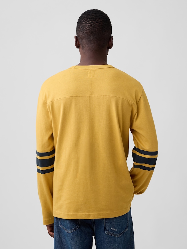 バーシティスタイル GAPロゴTシャツ-2