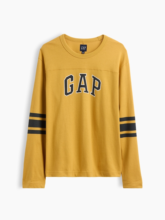 バーシティスタイル GAPロゴTシャツ-4