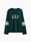 バーシティスタイル GAPロゴTシャツ-4