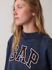 ヴィンテージソフト オーバーサイズ モックネック GAPロゴ スウェットシャツ-8