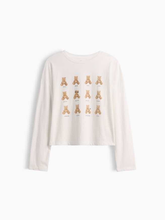 オーバーサイズ グラフィックTシャツ (キッズ)-1