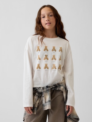 オーバーサイズ グラフィックTシャツ (キッズ)