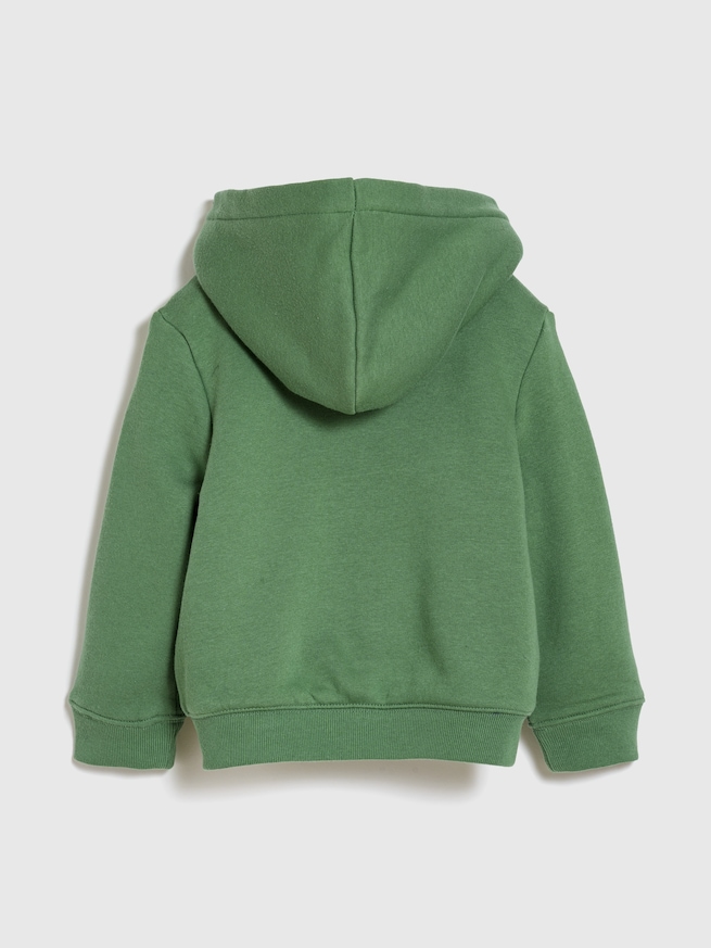 babyGap 裏ボア GAPロゴ ジップアップパーカー-1
