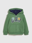babyGap 裏ボア GAPロゴ ジップアップパーカー-0