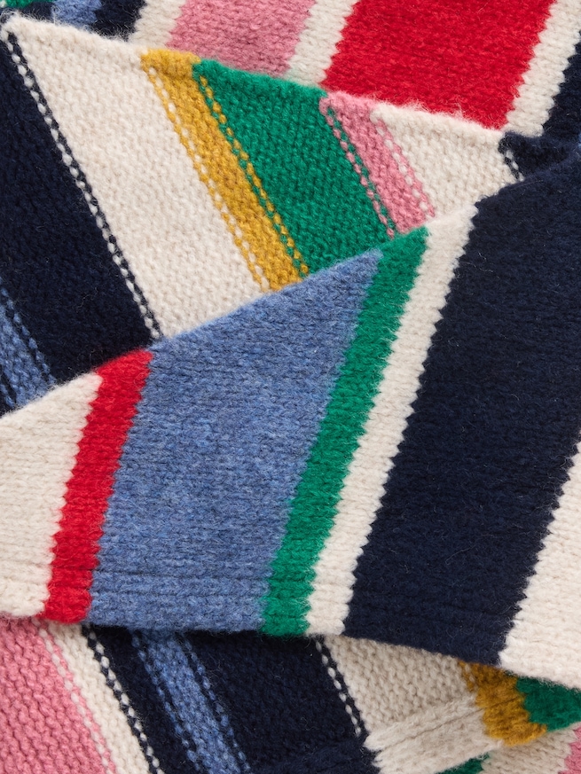 CashSoft カシミヤタッチ トライアングル ニットスカーフ-1