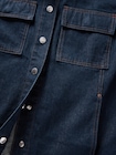 Gap &times; Victoria Beckham デニム ジップアップシャツ-6
