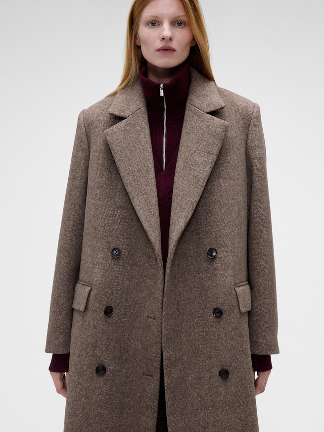 Gap &times; Victoria Beckham ウールブレンド チェスターフィールドコート-4