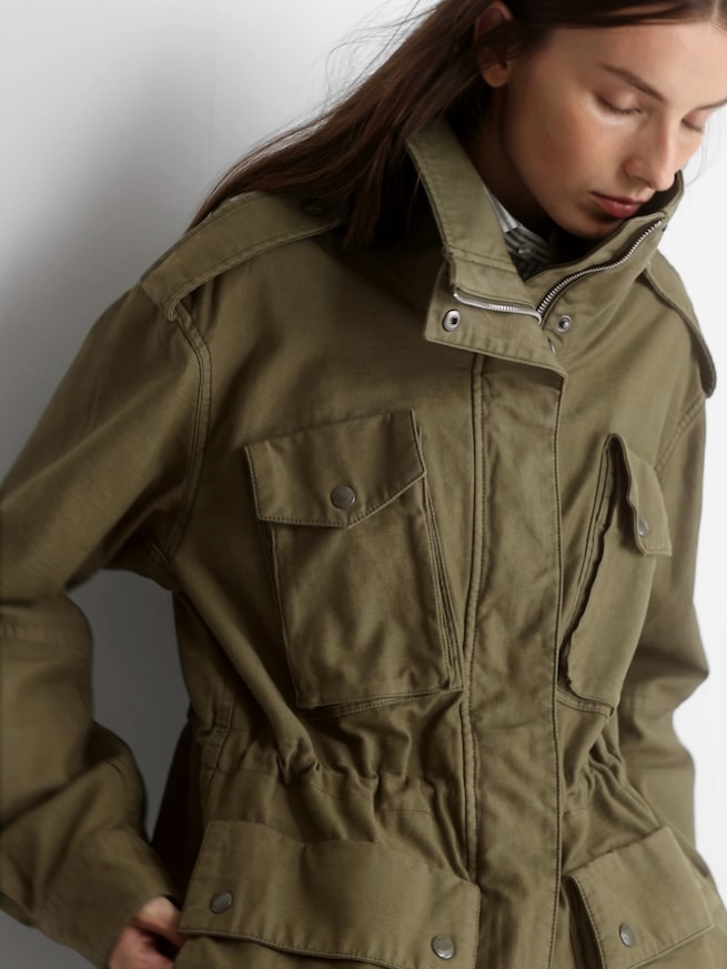 Gap &times; A.P.C. オーバーサイズ ユーティリティジャケット-8