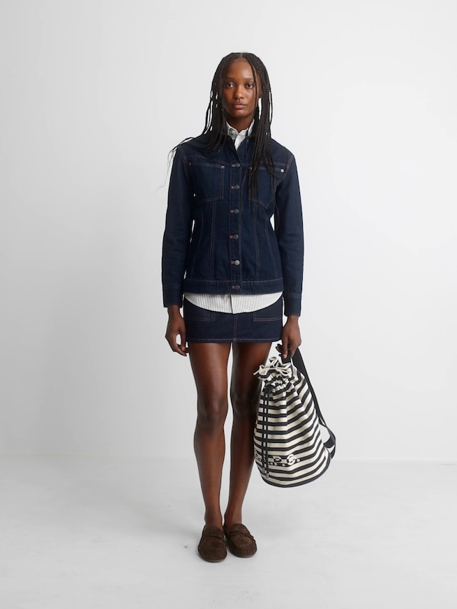 Gap &times; A.P.C. ストラクチャー デニムジャケット-9