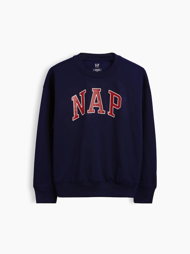 リサイクル NAPロゴ パジャマスウェットシャツ (キッズ)-4
