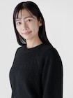 ふわもこ リラックスフィット クルーネックセーター-2