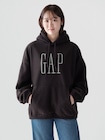 リラックスフィット マイクロフリース GAPロゴパーカー-4