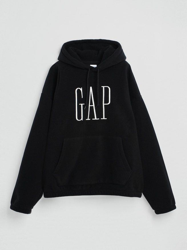 リラックスフィット マイクロフリース GAPロゴパーカー-3