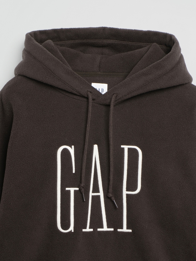リラックスフィット マイクロフリース GAPロゴパーカー-3