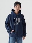 リラックスフィット マイクロフリース GAPロゴパーカー-0