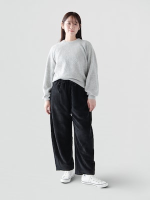 ミッドライズ コーデュロイ バレルパンツ